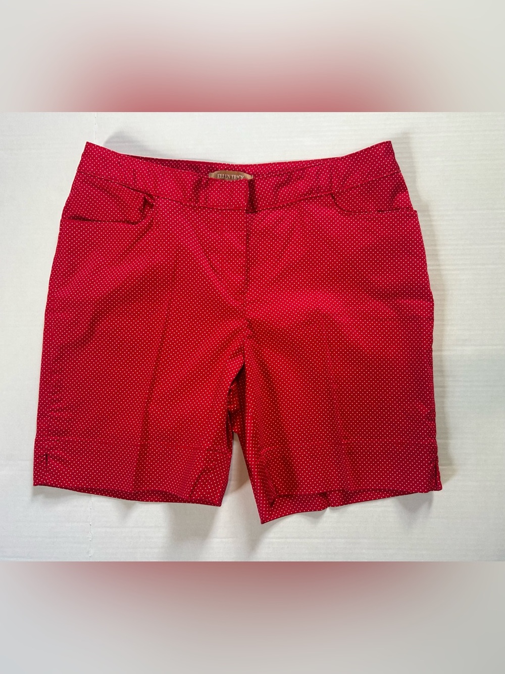 Ellen Tracy Red Polka Dot Women’s Shorts